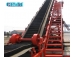 Large angle belt conveyor